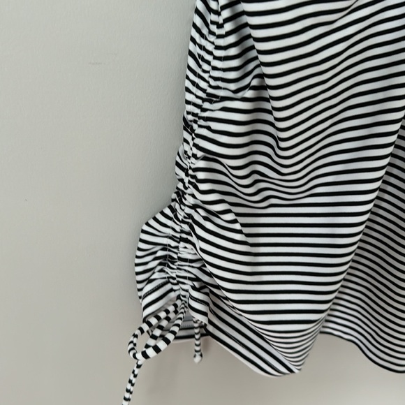 Panache Anya Stripe Bra-Sized Bandeau Tankini Top with Detachable Straps - Picture 2 of 8